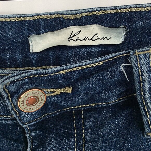 KanCan Mid Rise Skinny Jeans Womens Size 9/28 Blue Medium Wash Denim - Picture 8 of 9